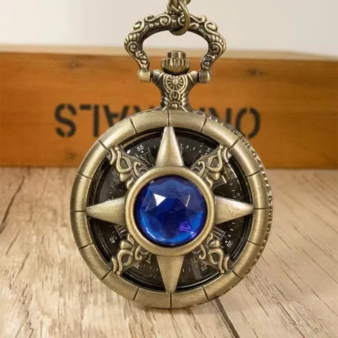 Vintage Antike Bronze Quarz Taschenuhr Hohl Stern Design Zirkonia Eingelegt Sternenhimmel Zifferblatt Für Damen Herren Steampunk Schmuck