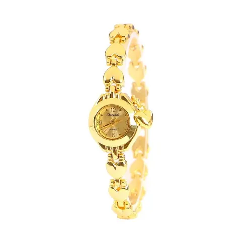 Orologio al Quarzo con Bracciale a Forma di Cuore da Donna in Lega Strass Orologio da Polso Decorativo per l'uso Quotidiano Regalo Gioielli