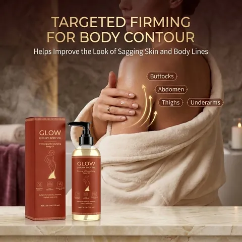 Luxe Lichaamsolie Voor Huidversteviging En Lifting Hydraterende Essentiële Lichaamsolie Botanische Formule Voor Vrouwen Huidverzorging