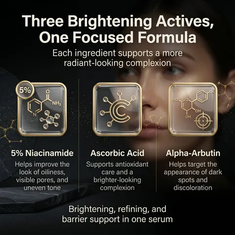 Niacinamide Brightening Face Serum Vitamin C Alpha Arbutin Dark Spot Corrector Skin Barrier Repair Moisturizing Essence