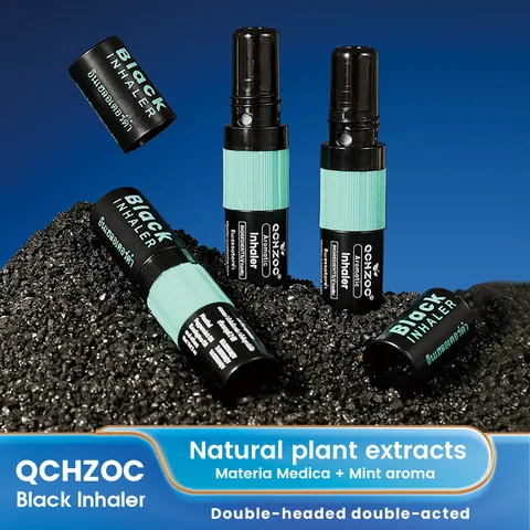 Inhalador Nasal de Doble Cabeza Barra de Energía Con Mentol Natural Aceite de Menta Para Refrescar La Mente Y Respirar