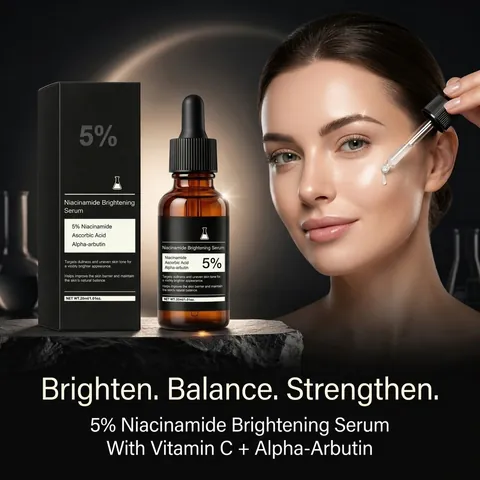 Niacinamide Brightening Face Serum Vitamin C Alpha Arbutin Dark Spot Corrector Skin Barrier Repair Moisturizing Essence