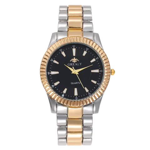 Orologio al Quarzo in Acciaio Inossidabile Business Casual Regalo per Coppia Cassa in Lega Orologio da Polso Analogico Minimalista Uomo Donna