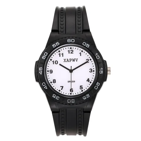 Kids Sports Quartz Watch Waterproof Student Wristwatch Silicone Strap Arabic Numerals Luminous Analog Watch For Boys Girls