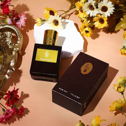 Warmkiss Profumo da Donna a Lunga Durata Fragranza Floreale Fresca Elegante Bottiglia di Vetro a Strisce per Uso Quotidiano