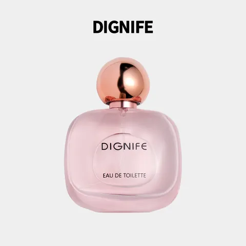 Women Long Lasting Fragrance Floral Scent Perfume Elegant Round Glass Bottle Lady Eau De Toilette