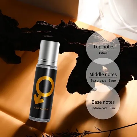 Portable Pheromone Rollerball Perfume For Couples Dating Long Lasting Fruity Fragrance Essential Oil Perfume For Men Women