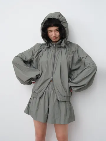 Women Sun Protection Jacket Lightweight Hooded Zip Up Thin Nylon Shirt Loose Casual Sunshade Top UPF50 Plus Outwear