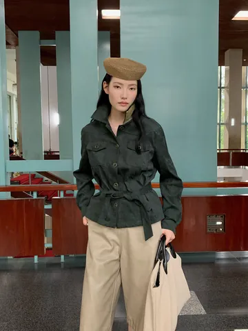 Women High Waist PU Leather Culottes Cropped Pants Wide Leg Straight Shorts With Belt Autumn Fashion Commuter Bottoms
