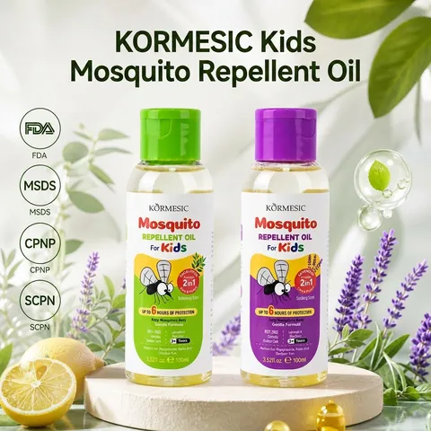 Muggenwerende Olie Voor Kinderen DEET-vrij Langdurige Bescherming Outdoor Draagbare Etherische Olie Eucalyptus Lavendel Voor Gezin