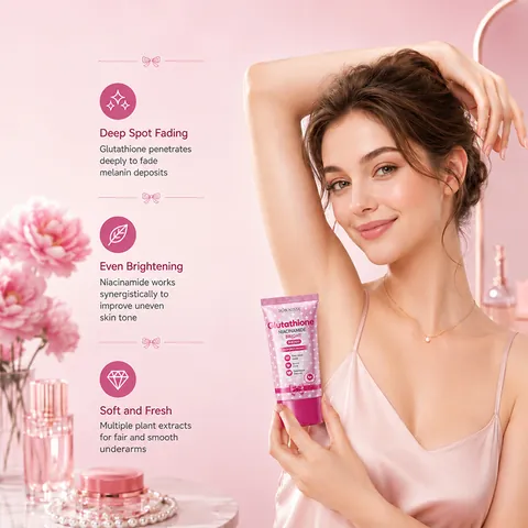 KORMESIC Glutathione Underarm Brightening Cream Niacinamide Moisturizing Smoothing Dark Spot Remover Skin Care For Women