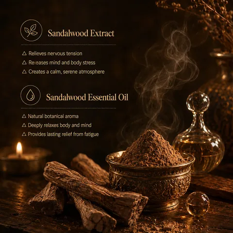Kormesic Sandalwood Lavender Essential Oil Roll-On For Stress Relief Relaxation And Better Sleep Natural Aromatherapy Botanical Extract