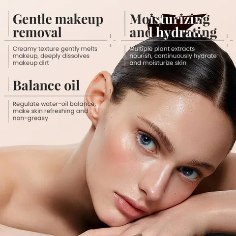KORMESIC Gentle Cleansing Balm Deep Pore Makeup Remover Moisturizing Hydrating Balm Mild Skincare For Face Eye Lip