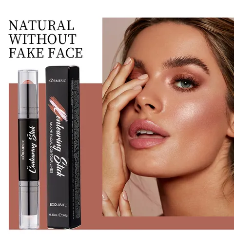 KORMESIC Double-Ended Contouring Stick Highlight And Contour Cream For Face Sculpting Women Professional Face Makeup