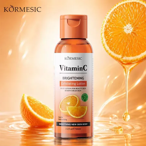 Kormesic Vitamin C Brightening Exfoliating Peel Off Lotion For Body Smoothing And Gentle Moisturizing Skincare Essential