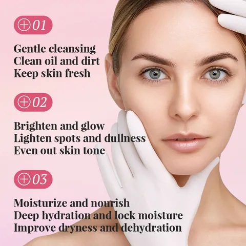 KORMESIC Glow Booster Niacinamide Skincare Series For Women Facial Cleanser Brightening Day And Night Face Cream Serum