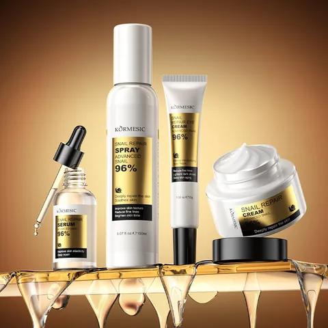 Advanced Snail Skincare Set For Women Hydrating Facial Essence Repair Spray Eye Cream Face Cream Nourishing Skincare Kit