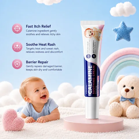 KORMESIC Calamin Beruhigende Creme Für Kinder Baby Anti-Juckreiz Feuchtigkeitsspendende Reparaturcreme Sanfte Barrierepflege