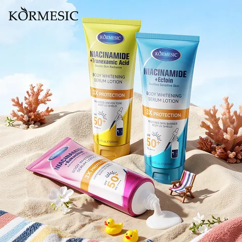 KORMESIC Niacinamide Acide Tranexamique Lotion Sérum Solaire PA Plus Plus Plus Plus Protection Solaire Éclaircissante Corps