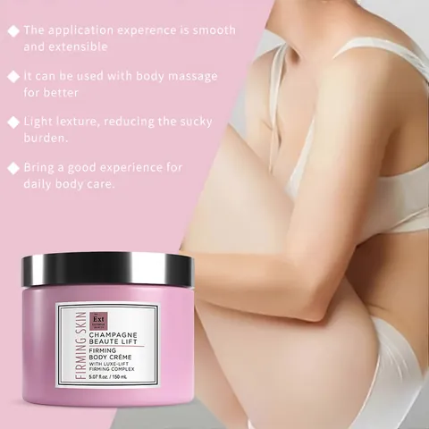 Champagne Straffende Körpercreme Skin Lifting Feuchtigkeitsspendend Straffend Sculpting Körperlotion Mit Rosa Pfeffer Extrakt Für Damen Hautpflege
