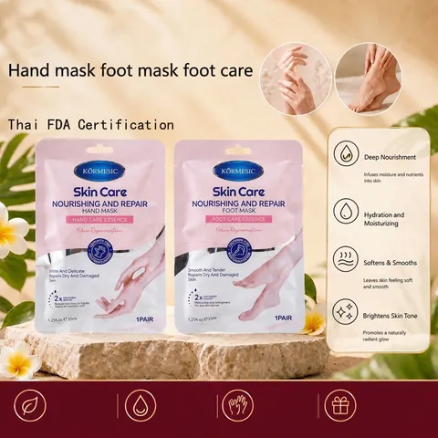 KORMESIC Voedende En Herstellende Hand- En Voetmasker Set Hydraterende Huidverzorging Voor Droge Handen En Voeten Vrouwen