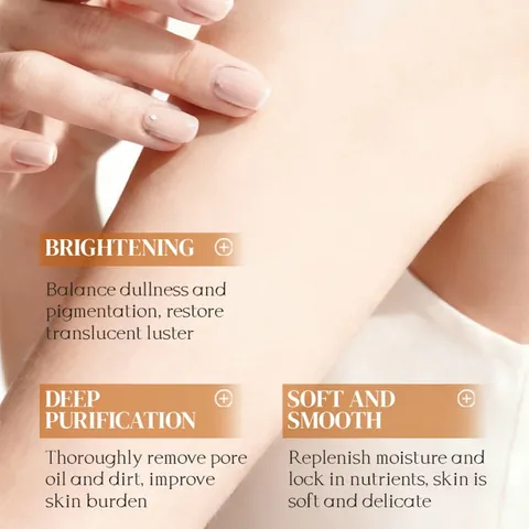 KORMESIC Papaya Skin Brightening Soap Moisturizing Deep Cleansing Bar Soap With Vitamin C B3 E For Daily Skin Care Body Bath