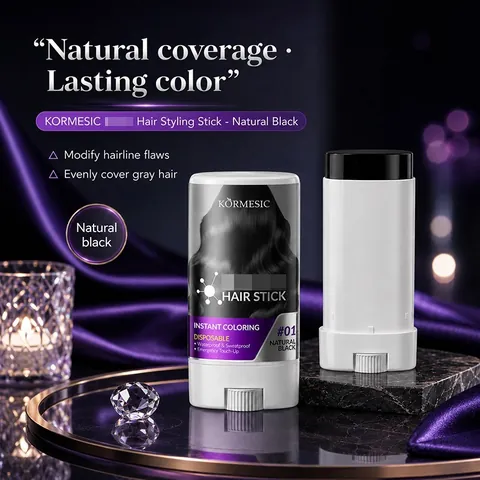 KORMESIC Sofort Haarfarbe Styling Stick Einweg Haarlinie Ausbesserung Graue Haare Abdeckung Wasserdicht Schweißfest Für Unisex