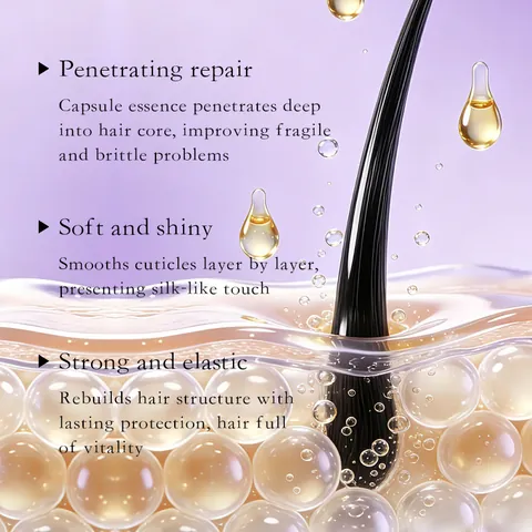 KORMESIC Keratin Hair Care Capsules Biotin Argan Oil Essential Oil For Damaged Dry Hair Nourishing Repairing Treatment Women