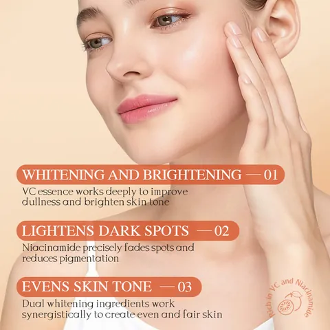 KORMESIC Facial Serum Ampoule Set Vitamin C Niacinamide Whitening Brightening Collagen Anti Wrinkle Face Repair Essence