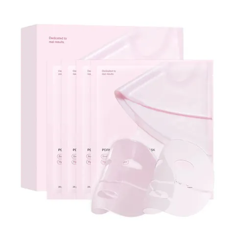 Masque Facial de Nuit au Collagène Rose Hydratation Profonde Anti Rides Raffermissant Réducteur de Pores Masque Gelée Avec PDRN Niacinamide