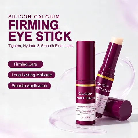 Calcium Volume Multi Balm Eye Cream With Collagen Niacinamide For Anti Wrinkle Moisturizing Dark Circle Firming Eye Stick Skin Care