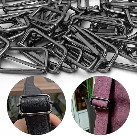 IJzeren Metalen Verstelsluiting Tasriem Schuifregelaar Driehoekige Gesp Hardware DIY Accessoires Brons Goud Zilver Verguld Loop Connector