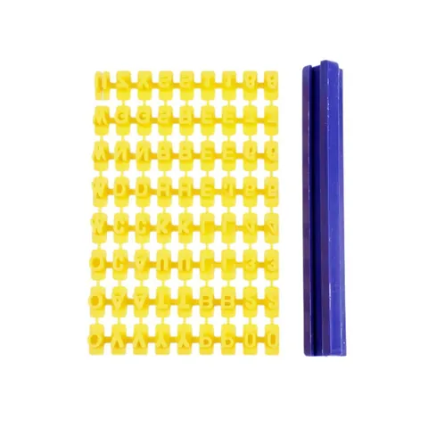 Juego De Moldes De Alfabeto Y Números En Inglés DIY Para Marco De Fotos De Huella De Mascota Pegatinas De Alfabeto Dorado Decoración