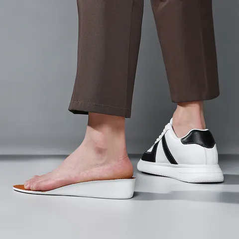 Heren Dames Retro GAT German Army Trainer Sneakers Leer Suède Hoogteverhogend Casual Skate Sportschoenen Veter Wit Grijs