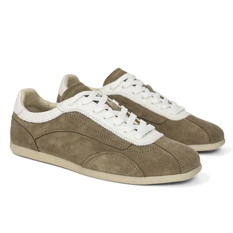 Men Retro Cow Suede GAT Sneakers Old Money Style Casual Board Shoes Breathable Lightweight German Army Trainers Low Top