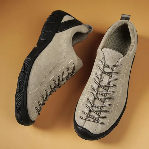 Mountain Style Outdoor Hiking Shoes Men Women Camping Trekking Sneakers Non-slip Suede Leather Casual Gorpcore Shoes