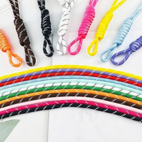 Hand Woven Polyester Paracord Multicolor DIY Lanyard For Phone Case Keychains Bag Charm Cute Fashion Textured Crafting Rope
