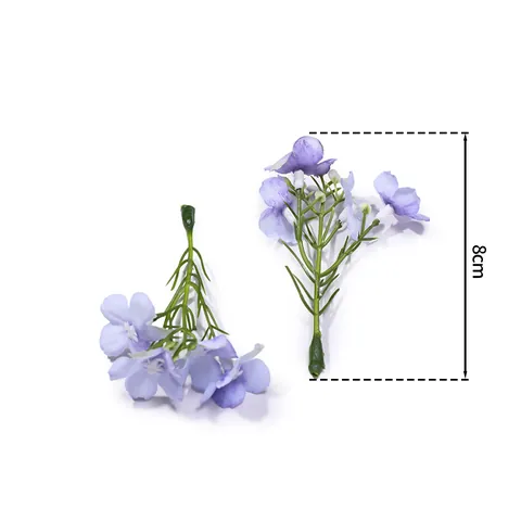 Ramo di Fiori in Tessuto di Seta Artificiale per Creazione Gioielli Fai da Te Accessori per Capelli Fatti a Mano Ciondolo Fiore Simulazione Multicolore per Decorazione