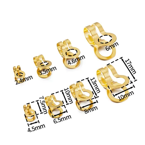 Connettori per Catena a Sfere in Ferro Fibbie a Doppio Anello Galvanizzate per Produzione di Collane Braccialetti DIY Accessori per Gioielli Artigianali