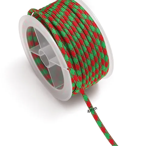 Handgemaakt Katoenen Koord Niet-elastisch Gevlochten Touw Voor DIY Sieraden Maken Armband Kwast Materiaal Kleurrijk Paracord