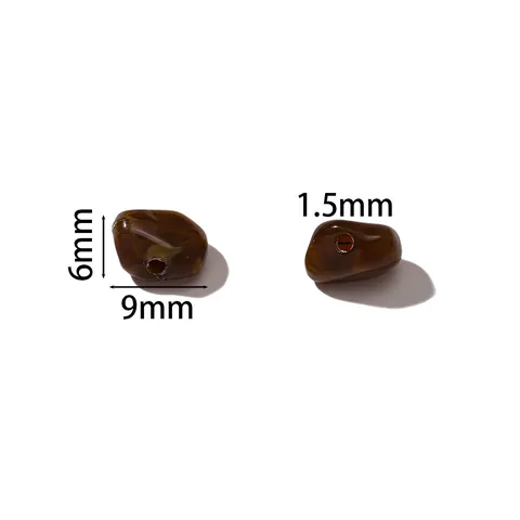 Perles en Acrylique Irrégulières Imitation Pierre Charmes pour la Fabrication de Bijoux DIY Bracelets Accessoires de Téléphone