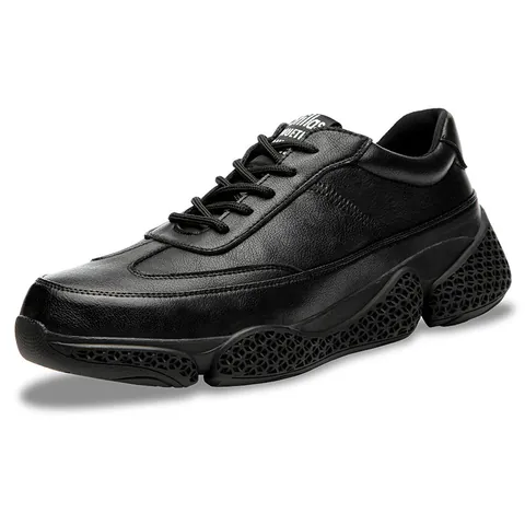 Men's Safety Shoes Steel Toe Anti-smash Puncture Proof Work Shoes Breathable Leather Protective Industrial Footwear Boots