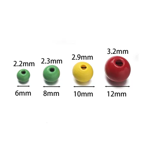 Lotus Houten Ronde Kralen Gemengde Kleuren Geschilderde Houten Losse Kralen Voor DIY Armband Ketting Sieraden Maken Ambachten