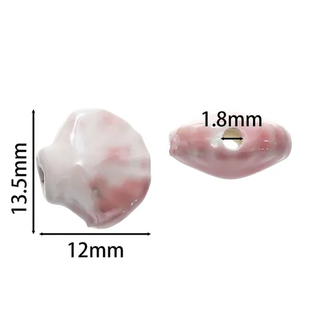 Keramiek Schelp Kralen Losse Kralen Voor DIY Sieraden Accessoires Maken Telefoonketting Armband Ketting Handgemaakte Knutselspullen