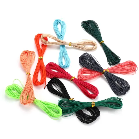 Braided Waxed Thread Polyester Jewelry Making Cord For DIY Bracelet Necklace Braiding Accessory Bundle