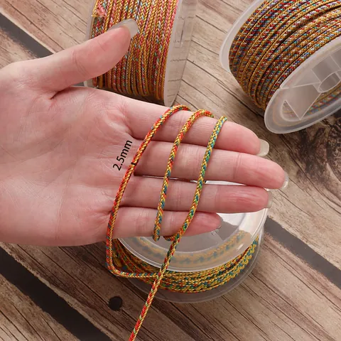 DIY Handwoven Ruyi Braided Cord Wear Resistant Non Elastic Jewelry Thread For Bracelet Necklace Making Craft String