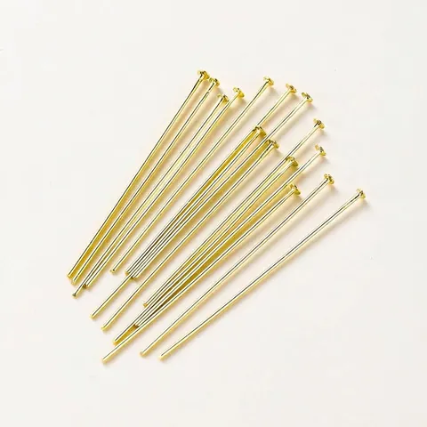 Gold Silber Beschichtet Kupfer Flachstifte T-Stifte Für DIY Schmuckherstellung Handgefertigte Ohrringe Halskette Zubehör