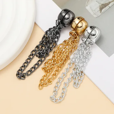 Magnetischer Hosenbund Clip Ketten Clip Naehfreier Knopf Fuer Hemdanpassung Legierung Metall Dekoratives Zubehoer Unisex