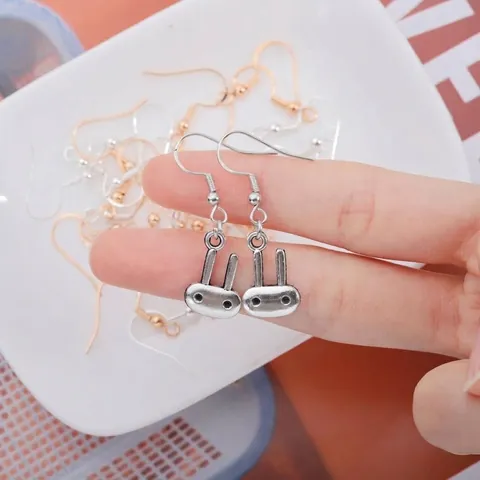 925 Sterling Silver Plated Copper Earring Hooks With Spring And Bead French Ear Hooks For DIY Jewelry Making Accessories