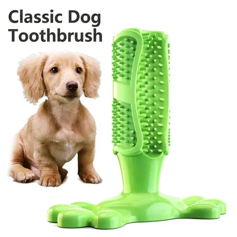 Duurzaam Hondentandenborstel Kauwspeeltje Met Pootstandaard Rubber Gebitsverzorgingsstick Kauwspeeltje Voor Kleine Middelgrote Grote Honden Huisdierbenodigdheden